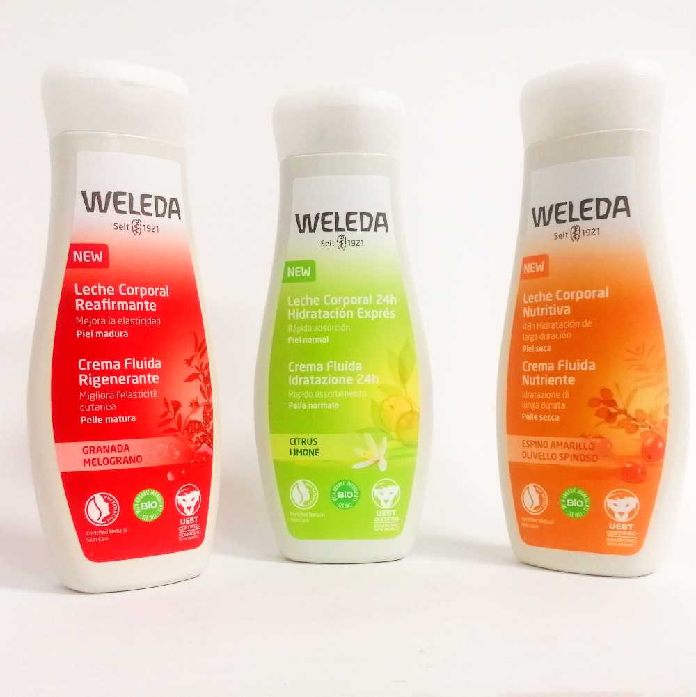 Gama Leche corporal Weleda